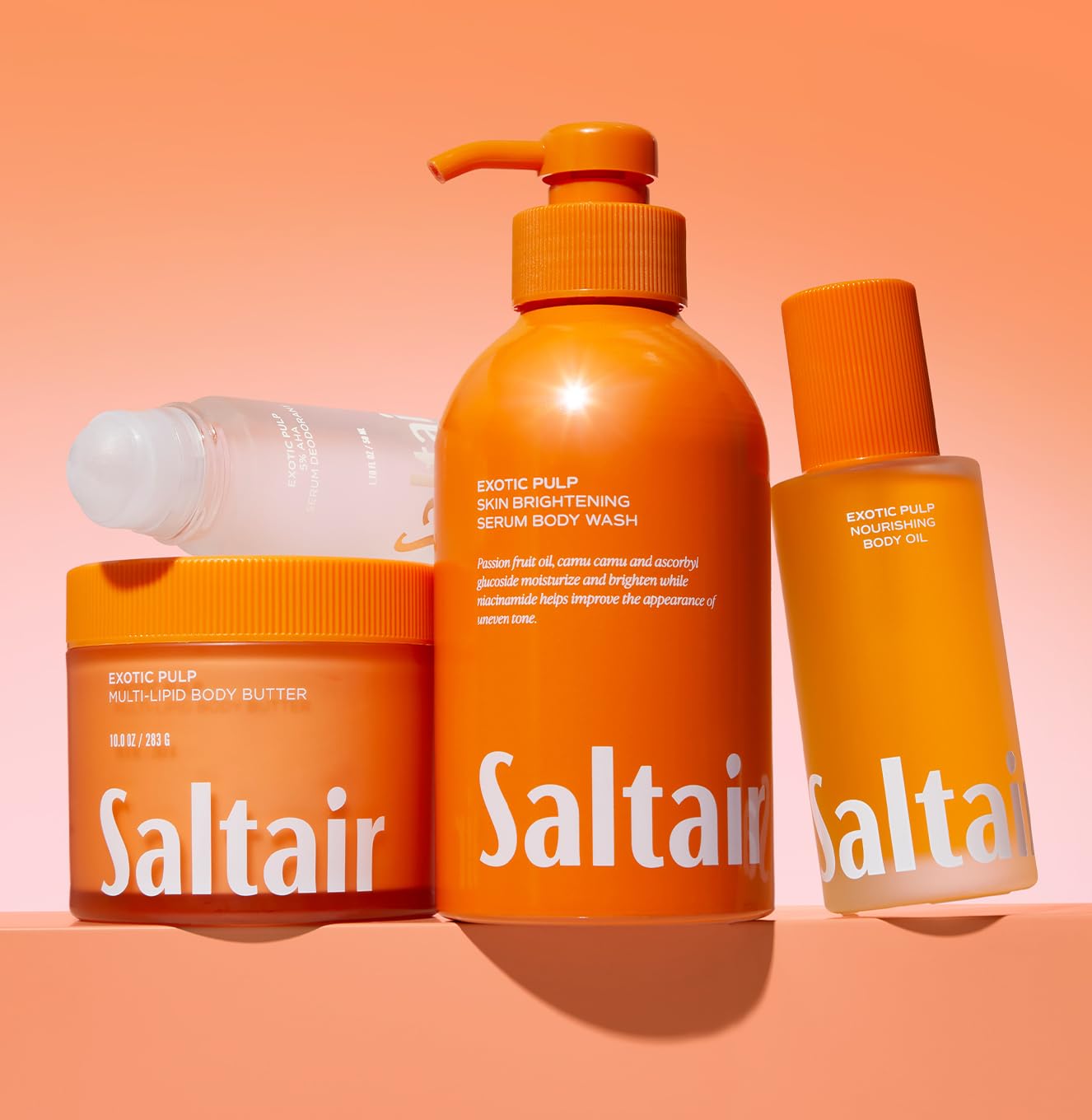 Saltair Multi-Lipid Body Butter - Rich, Nourishing Exotic Pulp Hydrating Body Cream with Ceramide Complex, Coconut Oil, Shea Butter, and Sea Buckthorn. Deep Moisturizing Dry Skin Care. 10oz Jar