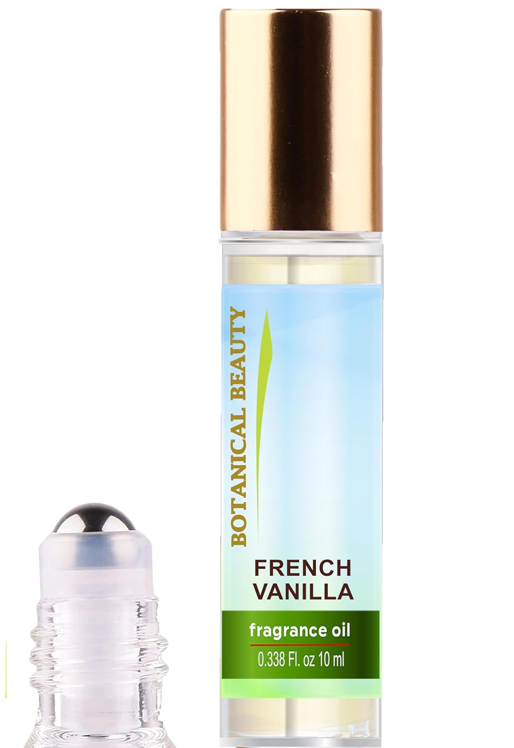 Botanical Beauty FRENCH VANILLA FRAGRANCE OIL ROLL-ON 0.338 FL OZ (10 ML) Rollerball Perfume, Alcohol-Free, Long Lasting