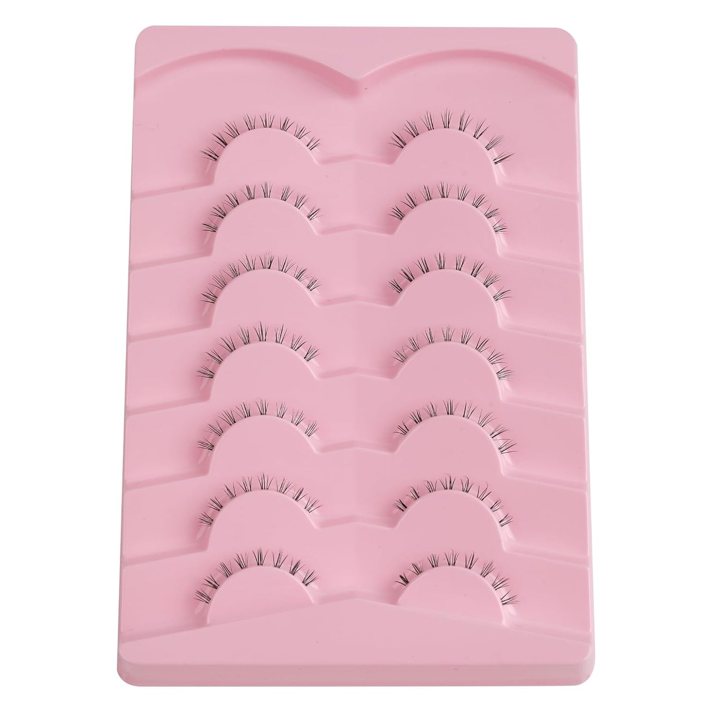 Lashes Natural Bottom Lashes 8mm Lower False Eyelashes Natural Look Strip Lashes Extention Wispy Bottom Eyelashes Fake Lashes Pack 7 Pairs