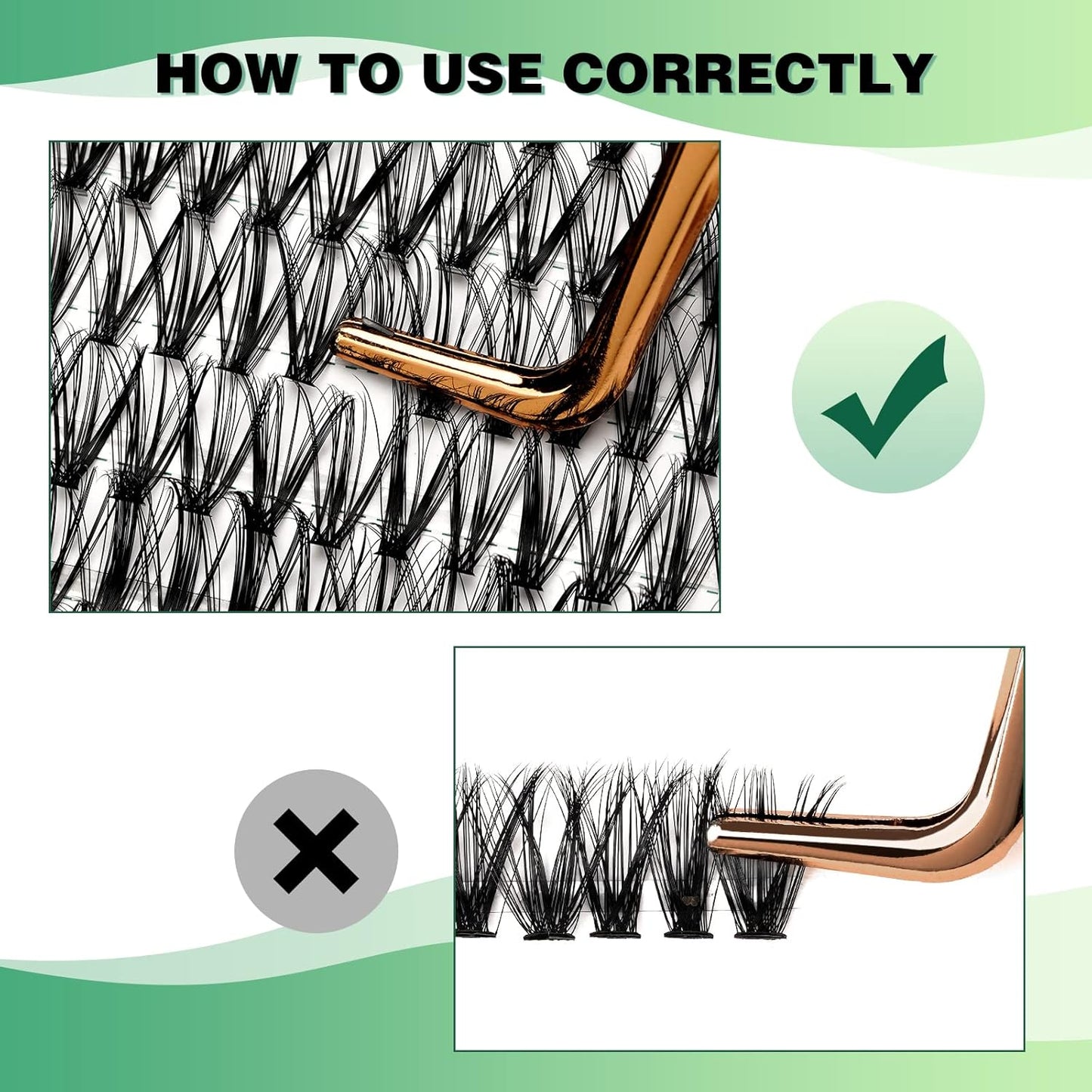 Lash Clusters 300pcs Individual Lashes 30D 0.07D Curl 9-18MIX DIY Eyelash Extension KEYYOU Large Tray Volume Soft&Natural Cluster Lashes(30D-0.07D,9-18MIX)