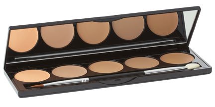 Jolie Ultra Blendable 5 Shade Cream Contouring & Highlighting Palette (Extra Light)