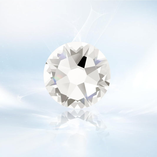 Novani Clear Rhinestones 1440pcs Flat Back Round Rhinestone Style 2088 Sparkly Crystal Gemstones for Nail Art and Crafting SS12,3.0-3.2mm