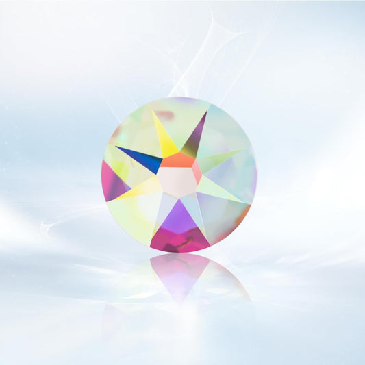 Novani Crystal AB Rhinestones 1440pcs Flat Back Round Rhinestone Style 2088 Sparkly Crystal Gemstones for Nail Art and Crafting SS20,4.6-4.8mm