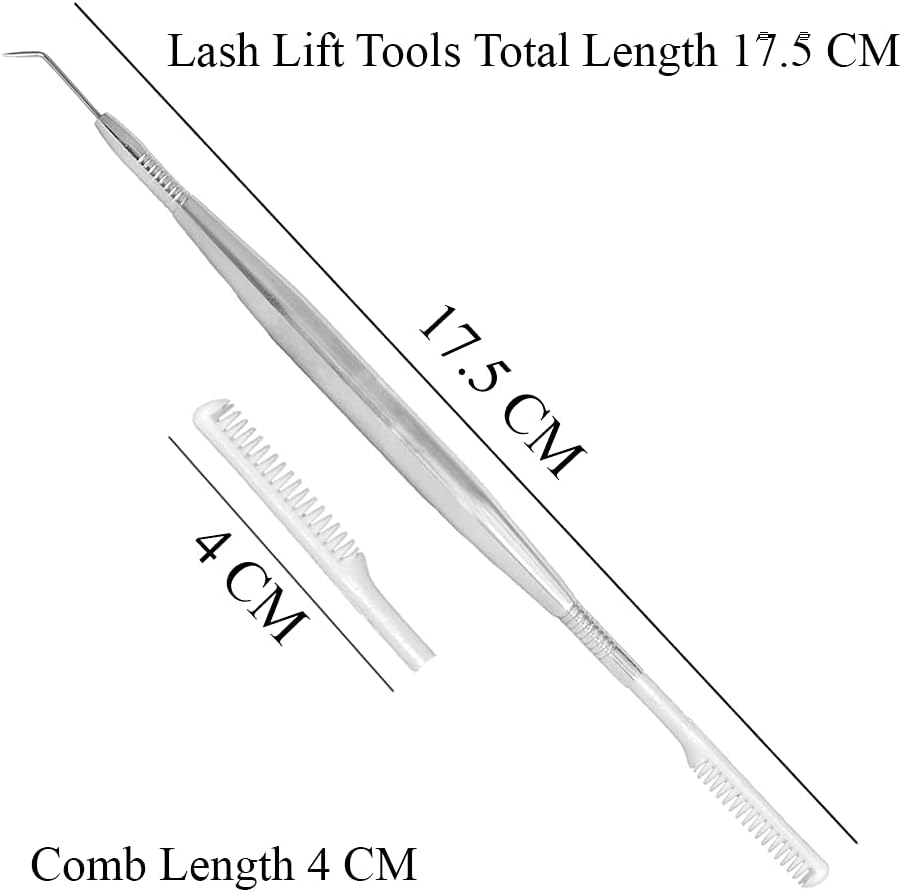 Lash Lift Tool Stainless Steel Lash Pick For Lash Lift Isolator Tool Eye Lash Lift Tools Kit Metal Lash Comb For Eyelash Accessories With Eyelashes Lifting Tools For Paint Eyelashes Lash Separation