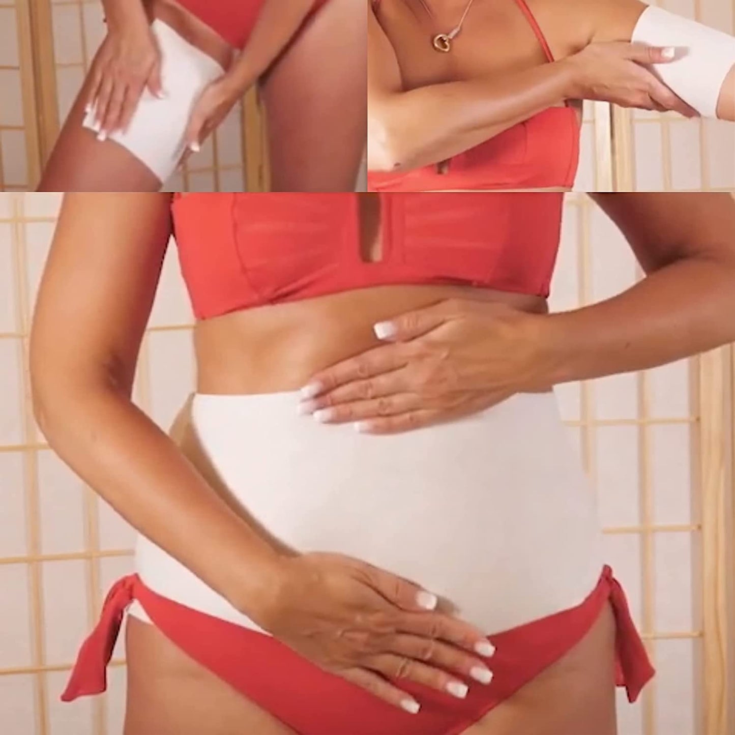 Ultimate Body Wrap with Guarana, Green Tea, and Seaweed Works for Stomach Belly Legs Arms Abdomen 6 Wraps