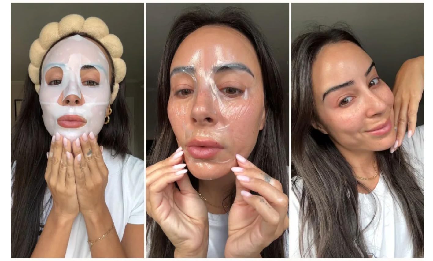 Wellnature™ The Original Overnight Deep Collagen Mask - It's Giving Glass Skin Sleep Mask - Deep Hydrating Bio-Collagen + Oligo-Hyaluronic Acid Facemask - Skincare For All Skin Types, Pack of 4