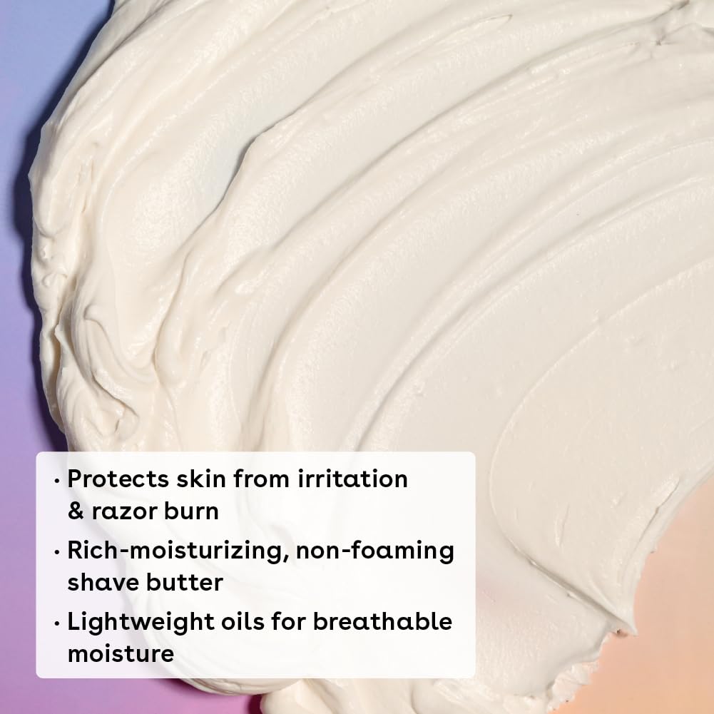 eos Cashmere Skin Collection Shave Butter- Vanilla Cashmere Scented, Non-Foaming eos Shaving Cream, 7 fl oz