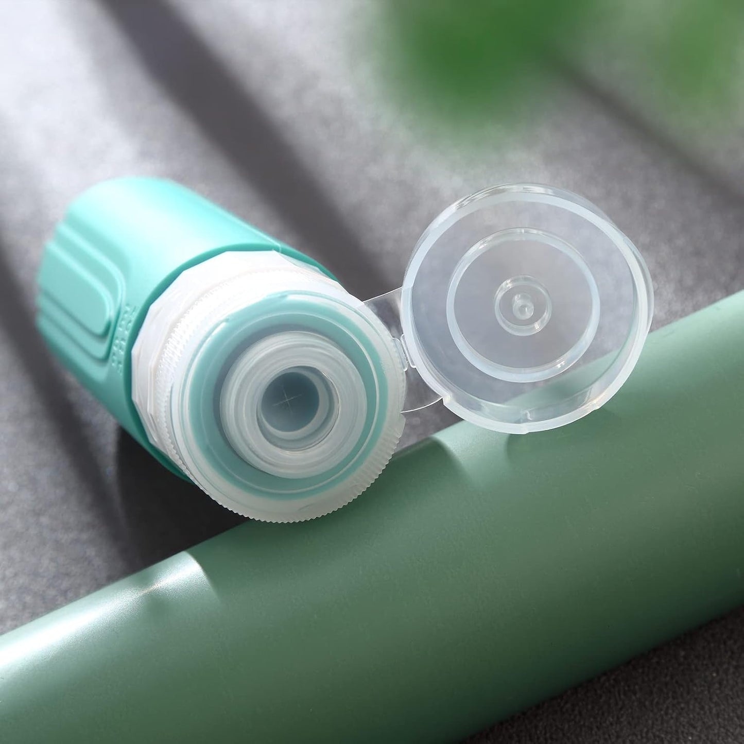 Travel Bottles for Toiletries, Tsa Approved 3oz Travel Size Containers BPA Free Leak Proof Refillable Liquid Silicone Squeezable Travel Accessories for Shampoo Conditioner Lotion (4 Pack)