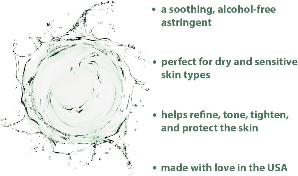 RAYA Aloe Cucumber Astringent 16 oz (202) | Gentle Pore Tightening and Smoothing Facial Toner for Dry and Sensitive Skin | Helps Refine, Cool, and Sooth | Smooths Complexion When Used Before Make-Up