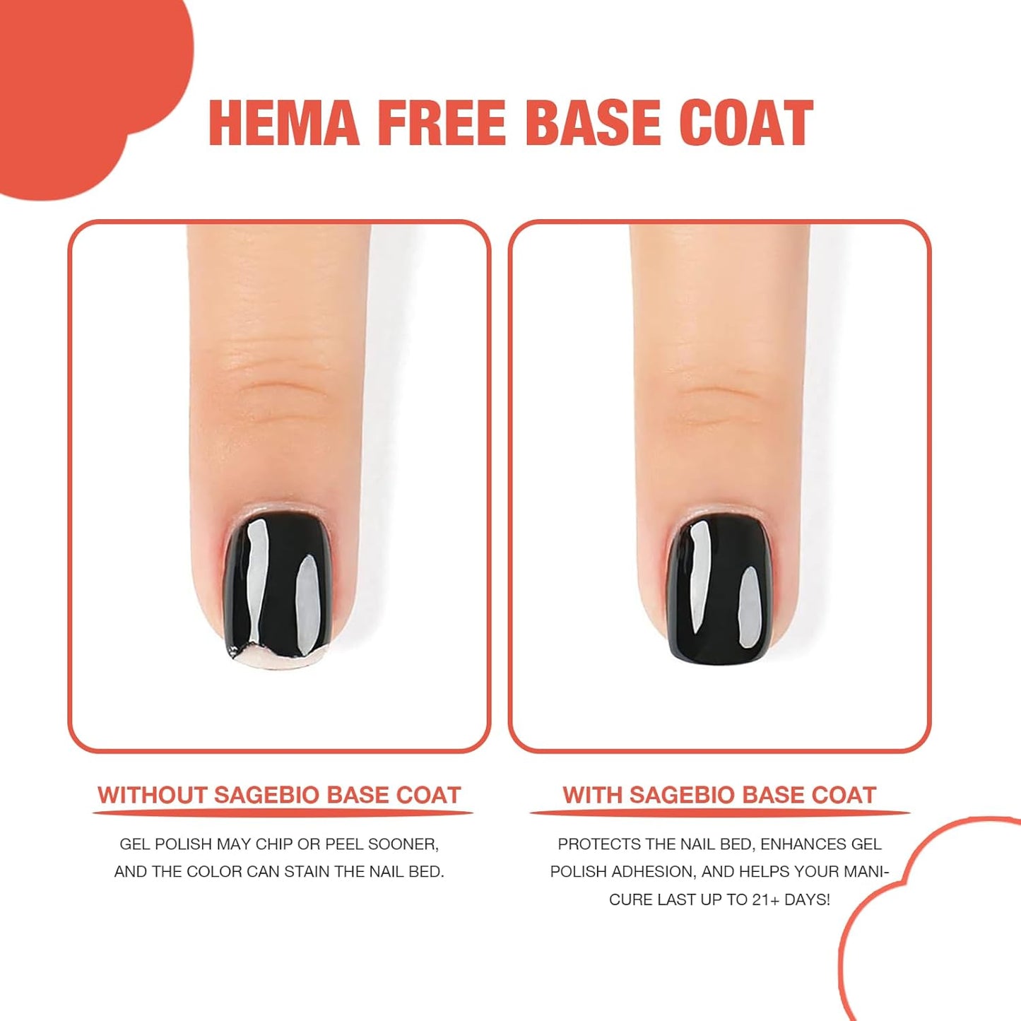 15ml Gel Top Coat Glossy Top Coat– Long Lasting Professional Nail Art Home Salon