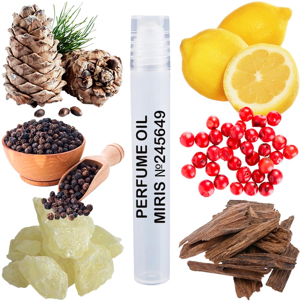 MIRIS Perfume Oil No. 245649, Inspired by Intense Pepper, Long-Lasting Unisex Roll-On For Women and Men, Rollerball 0.34 Fl Oz / 10 ml