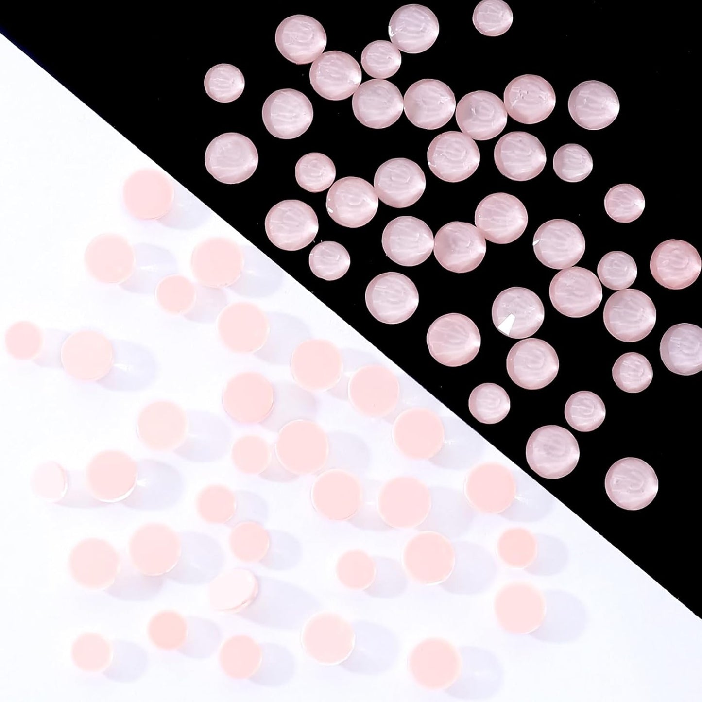 Mocha Lt.red Flatback Rhinestones, Glass Rhinestones for Nail Art and Craft, Glue Fix, Loose Crystal Gemstones(Mocha Lt.red, SS10, 1440pcs, 2.7-2.8mm)