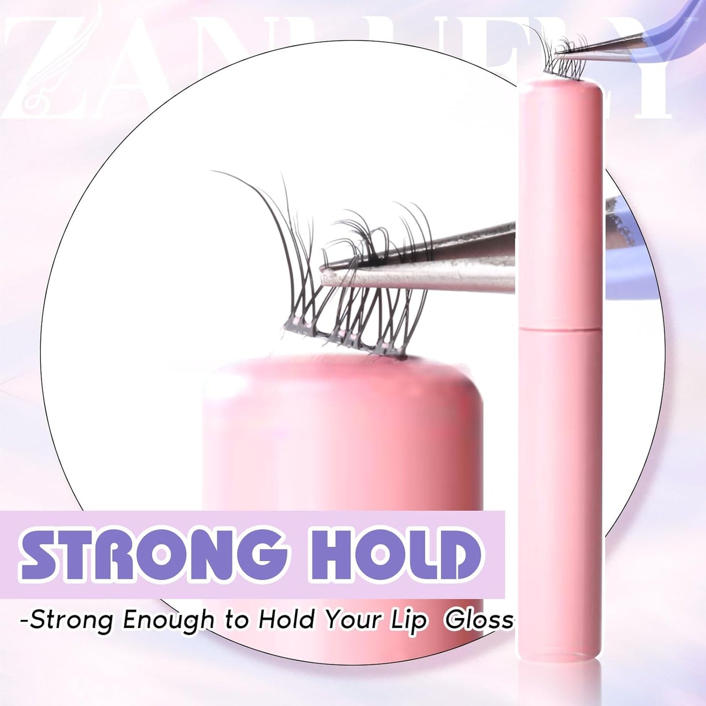 Self Adhesive Lash Clusters Natural No Glue Individual Lashes 10-12MM Wispy Self Adhesive Eyelash Clusters with Clear Strips DIY Eyelash Extensions by zanlufly