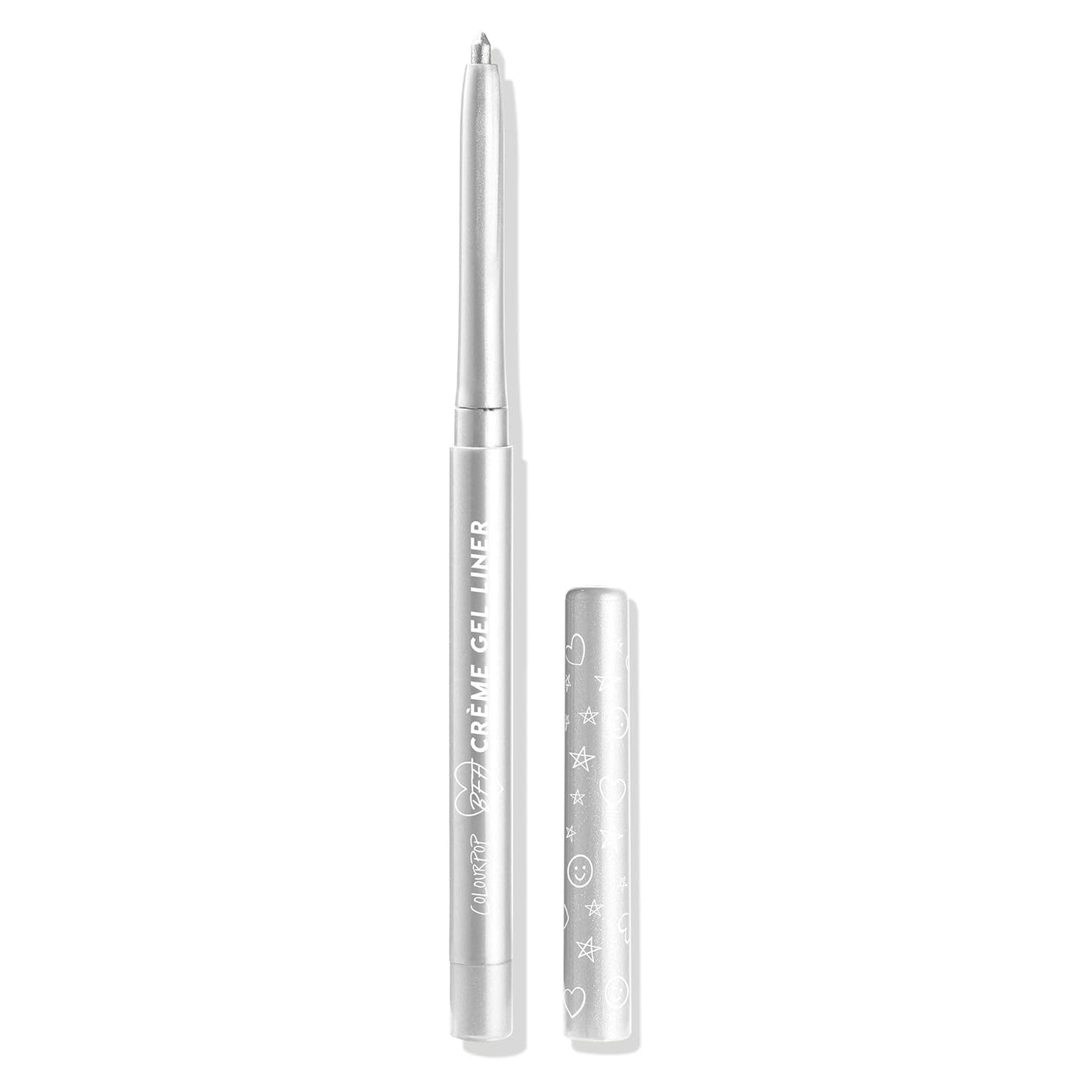 ColourPop Crème Gel Waterproof Eyeliner - 18HR Wear, Ultra-Pigmented Eyeliner Pencil with Matte & Metallic Finishes - Smudge-Proof, Vegan & Cruelty-Free - Kicker (0.01 oz)