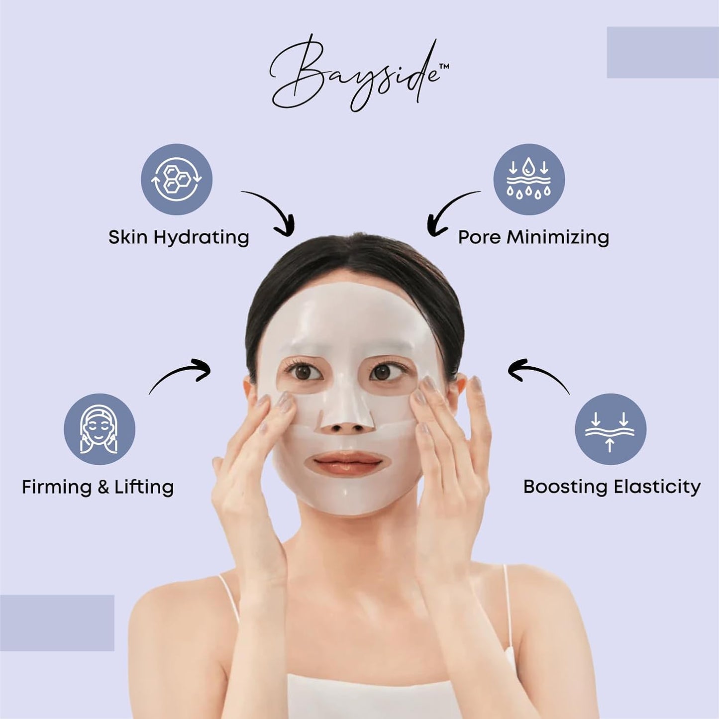 Collagen Face Mask | Hydrating Beauty Skincare Face Mask for Glass Skin, Revitalizing Overnight Collagen Facial Mask for Wrinkles, Selfcare Sheet, Moisturizing Facial Skin Care Product for Women & Men