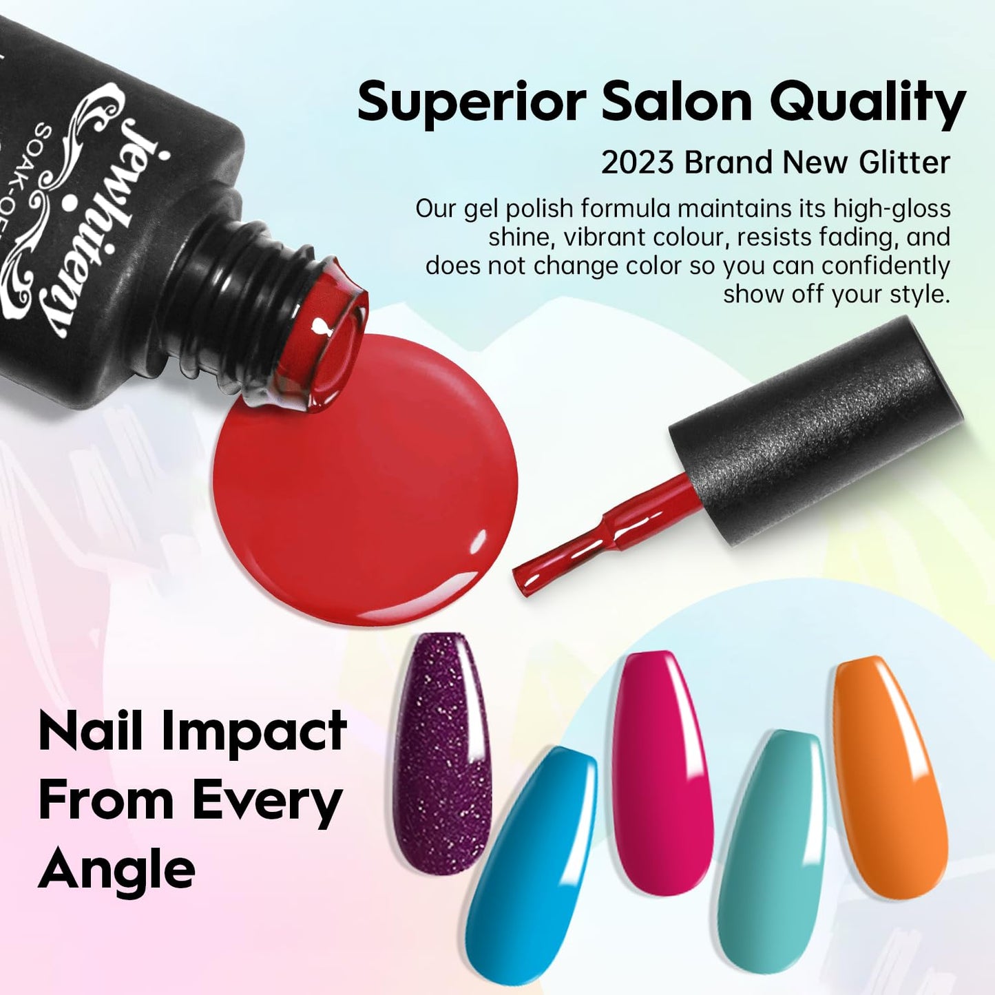 JEWHITENY 14 Colors Poly Gel Nail Kit 27 Colors Gel Nail Polish Kit With U V Light All In One Nail Art Starter Kit Suitable For All Seasons