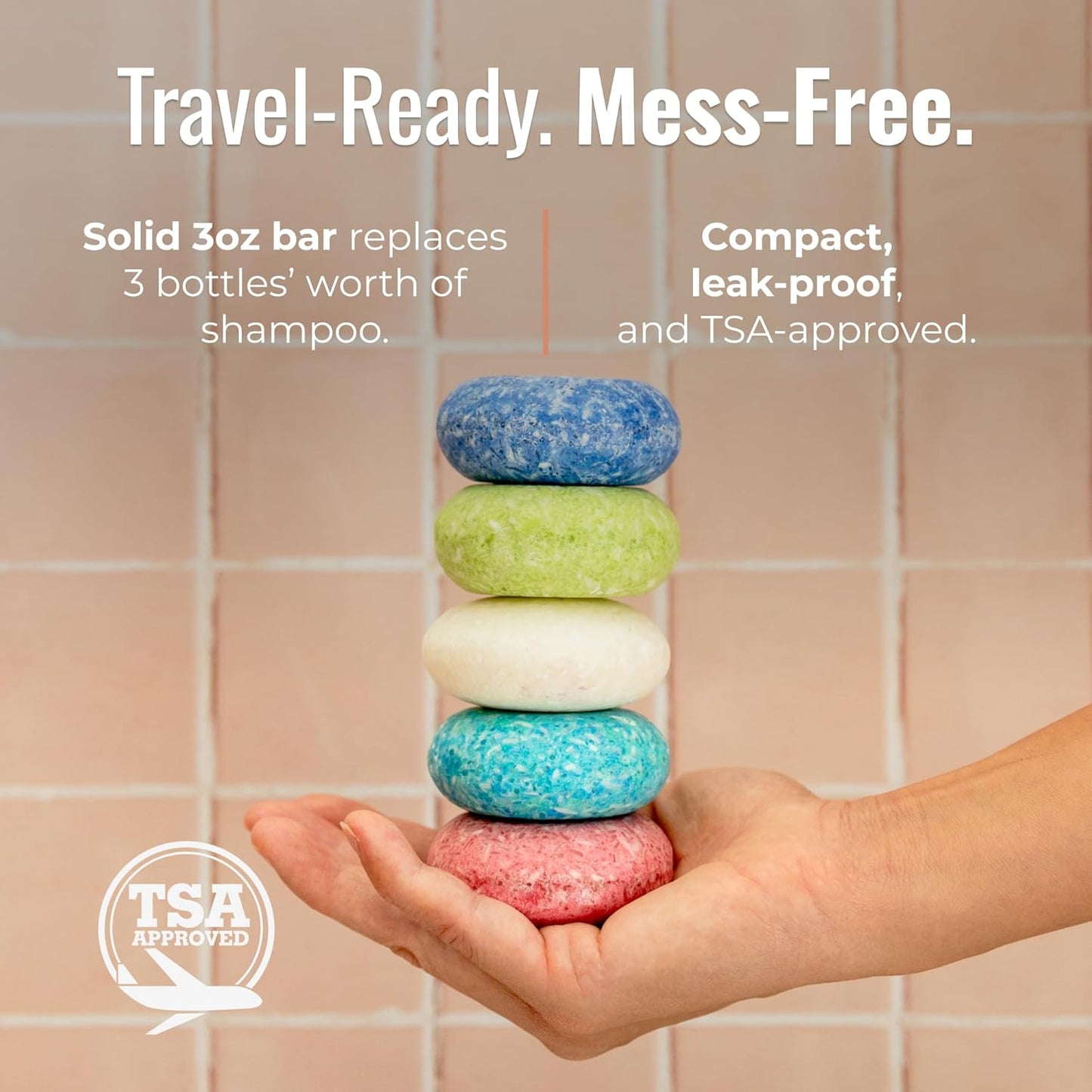 Driftwood Shampoo Bar, Vegan Solid Hair Cleanser with Sandalwood, Lavender, and Peppermint, for Oily Hair, Dandruff, and Psoriasis, Zero Waste, Travel-Friendly