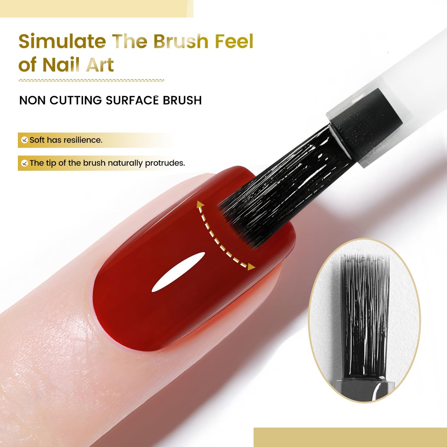 JODSONE Stain-Resistant Gel Top Coat - 16.5ml No Wipe Crystal Top Coat Gel Nail Polish, Anti-Stain & Long Lasting Gloss, for Sweaty Hands or Oil/Water Contact,U V Light Need