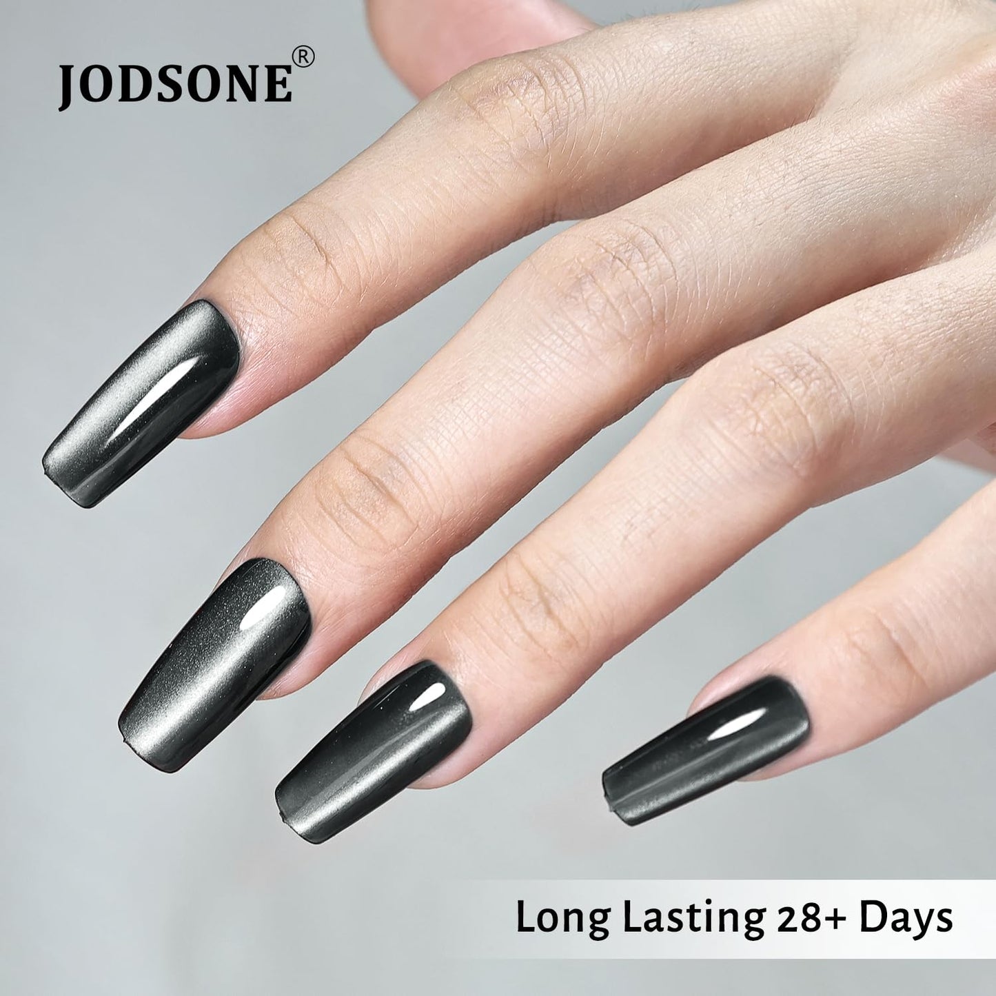 JODSONE Cat Eye Gel Nail Polish 16.5ml Single Colors for Holographic Glitter Cat Eye Reflective Translucent Need U V Curing Gel with Magnet Gift