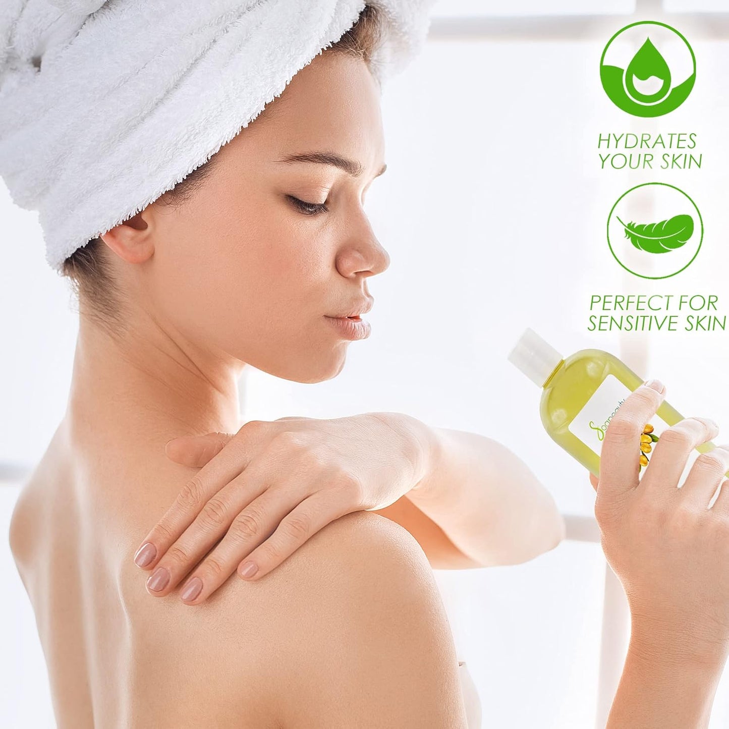 Soapeauty ARGAN OIL | 100% Natural & Pure | Cold Pressed & Deodorized | Carrier for Essential Oils, Face, Body and Skin Care, Hair Growth & Moisturizer | 48 fl oz (3 x 16 fl oz)