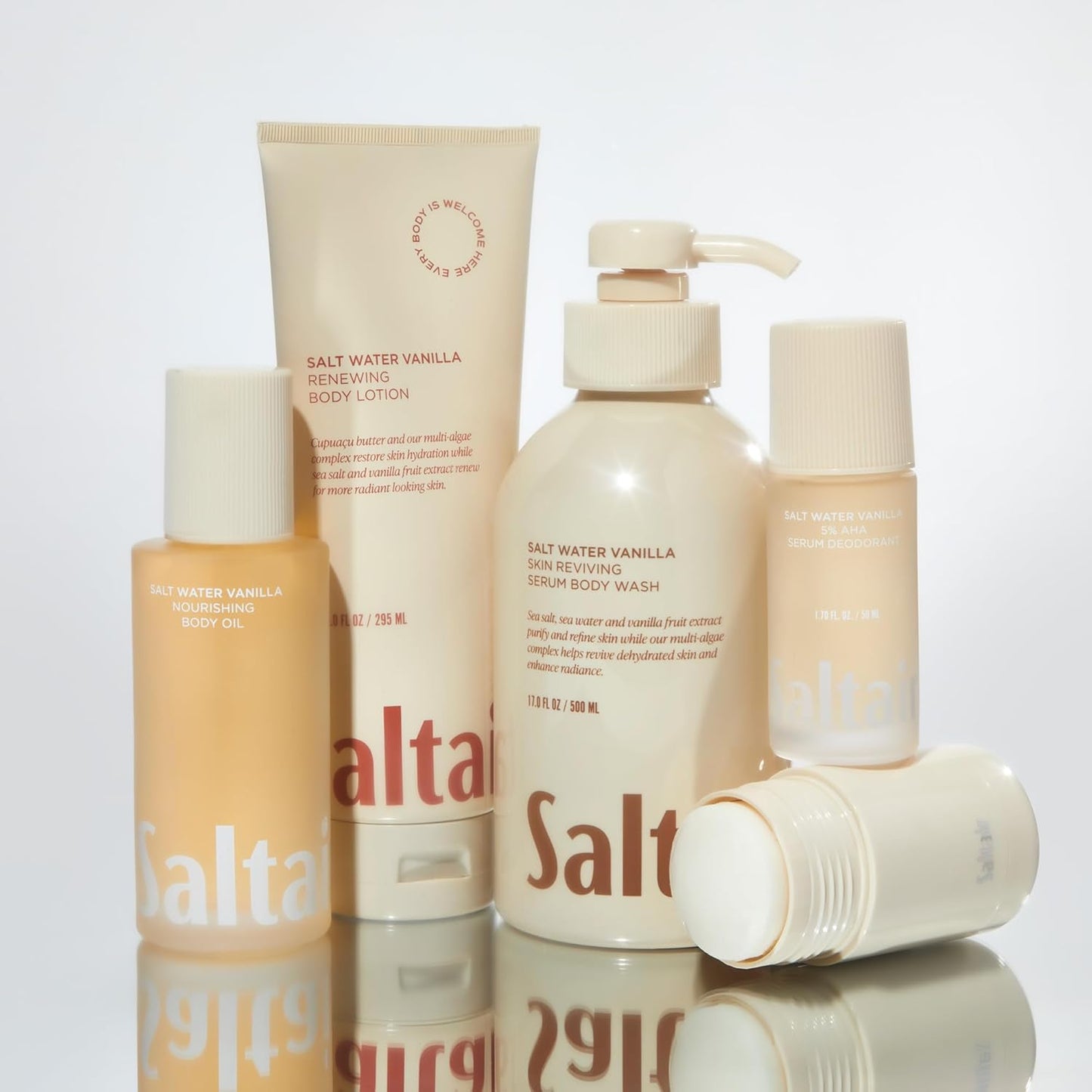 Saltair Body Lotion - 2 Pack Moisturizing Lotion For Dry Skin. Salt Water Vanilla Scented Hydrating Body Cream with Nourishing Moisturizer Formula. Skin Care for Women and Men. 2x 10oz Tubes