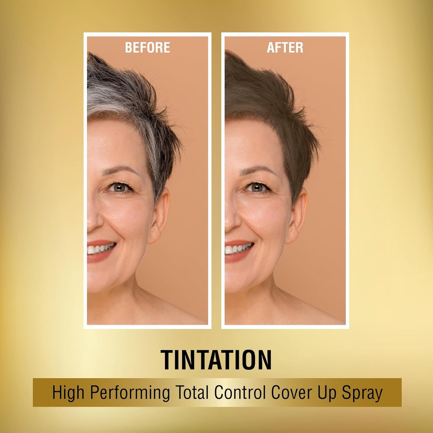 Red by Kiss Tintation Temporary Hair Color Spray, Instant Gray Root Touch Up Coverage, Water-Resistant & Smudge-Proof, Easy Wash Out, Barber & Hairline Touch-Up, Quick-Dry (Blonde, 2.82 oz)