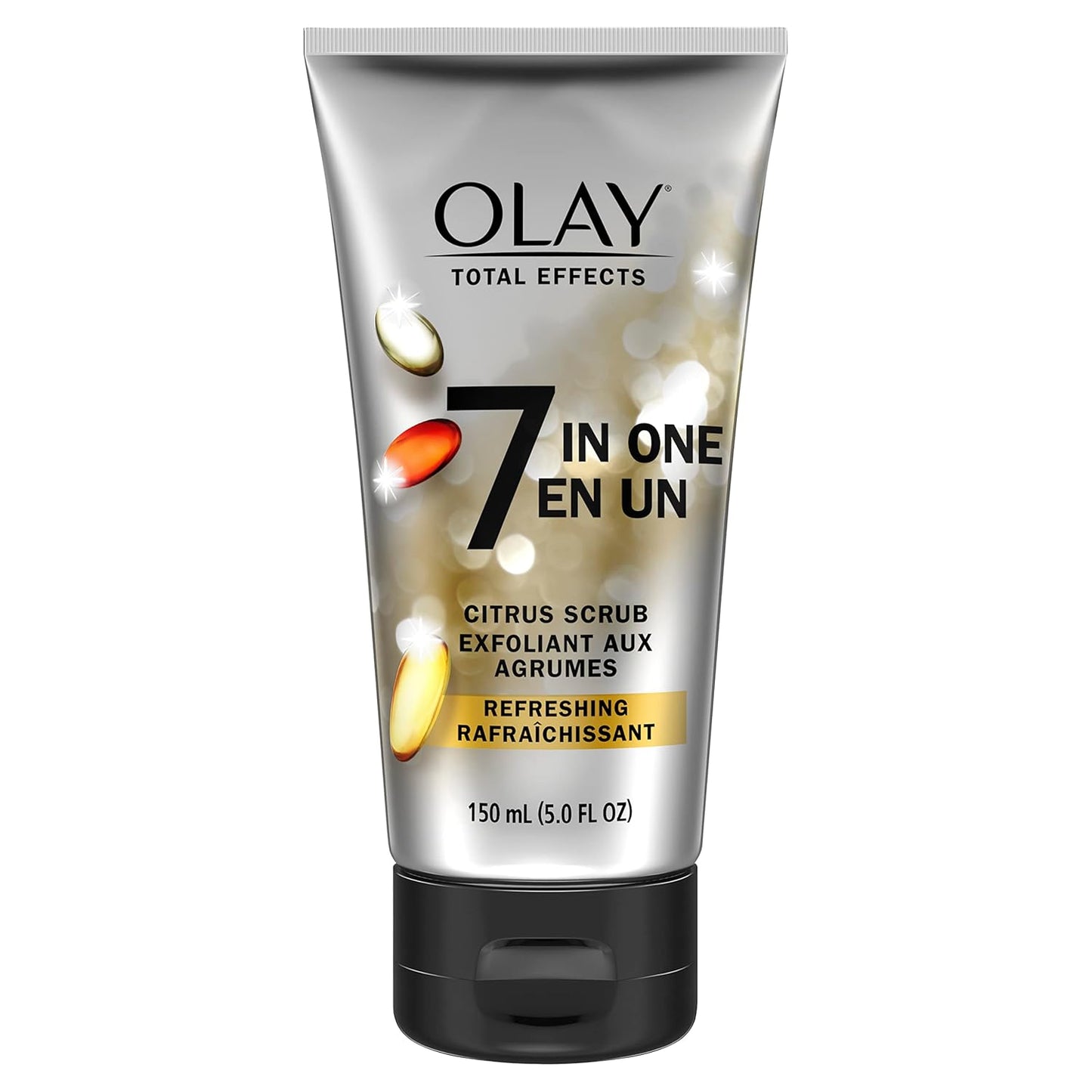 Olay Total Effects Citrus Facial Cleanser and Scrub, 5.0 Ounces (Pack of 3)