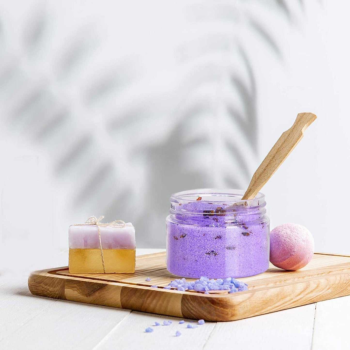 Eternal Moment 36 Pack 1 OZ Plastic Jars Round Clear Cosmetic Container Jars with White Lids, Perfect for Lotion, Slime，Cream, Ointments, Makeup, Eye Shadow, Samples, Pot, Travel Storage