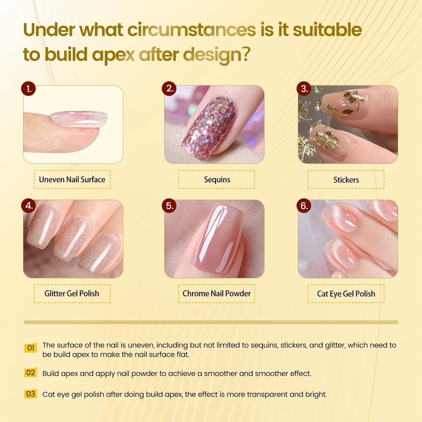 JODSONE Crystal Builder Top Coat Gel – 16.5ml No Wipe Clear Top Coat for Gel Nail Polish, Ultra Transparent for Glossy Finish or Overlay Structure, U V/LED Curing Needed