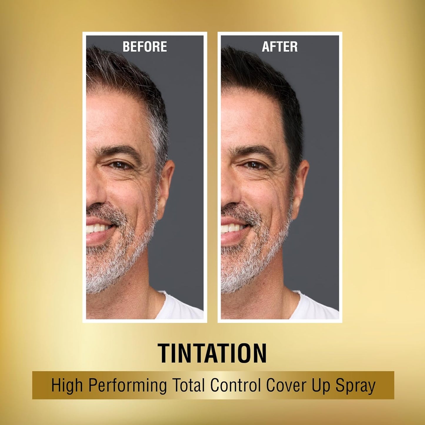 Red by Kiss Tintation Temporary Hair Color Spray, Instant Gray Root Touch Up Coverage, Water-Resistant & Smudge-Proof, Easy Wash Out, Barber & Hairline Touch-Up, Quick-Dry (Jet Black, 2.82 oz)