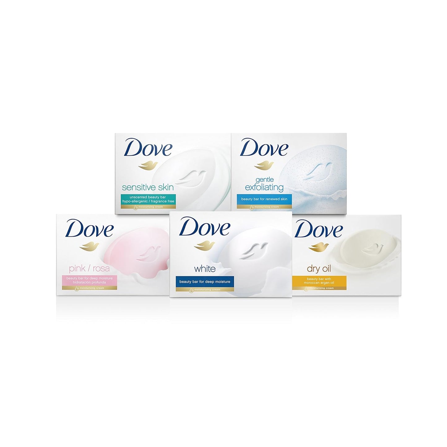 Dove Beauty Bar, Sensitive Skin 4 oz, 14 Bar