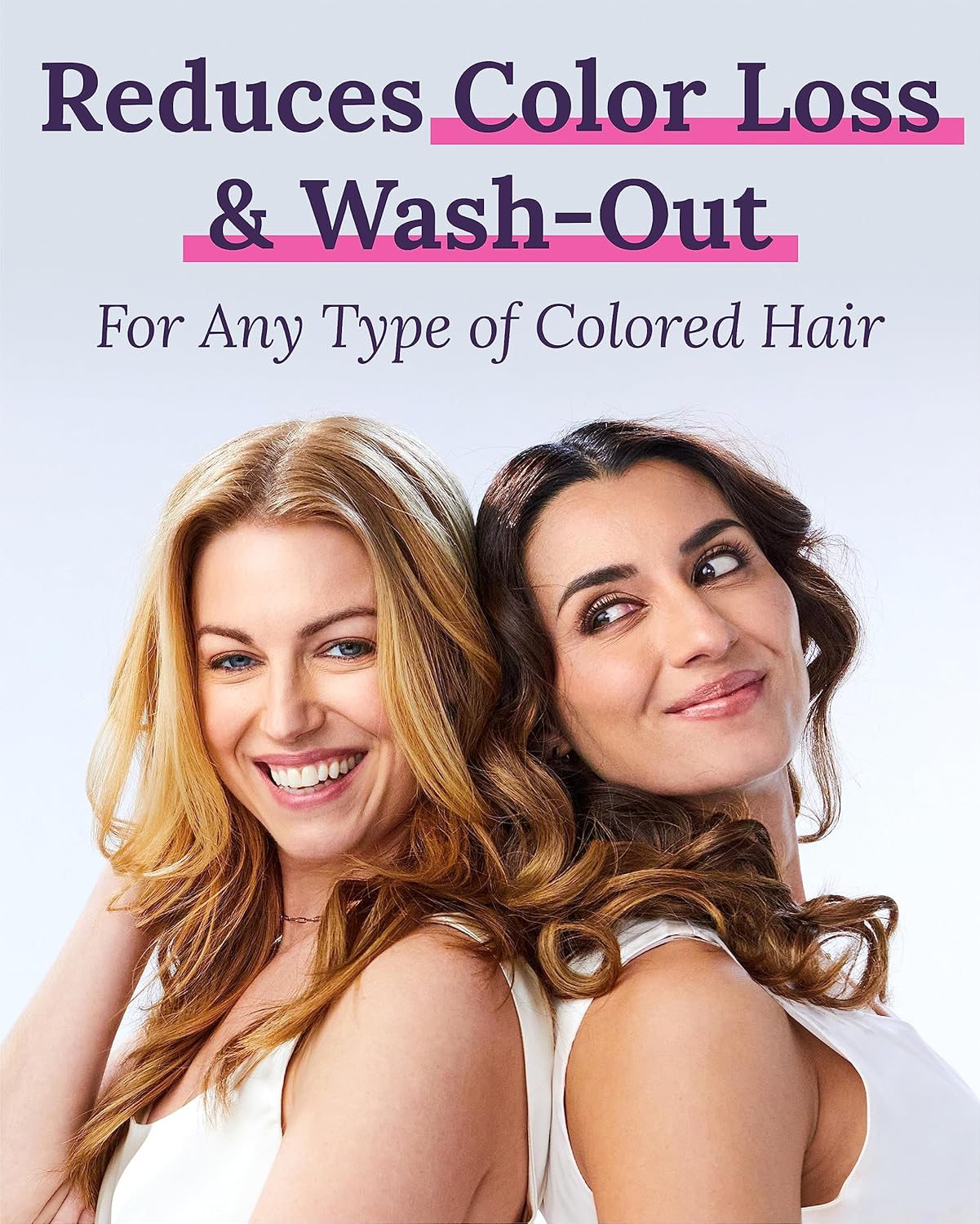 Keranique Color Safe Shampoo and Conditioner - Protect and Extend Color Shampoo and Conditioner for Women with Dry, Fine, Color Treated Hair - Sulfate Free Set for Colored Hair with UV Protection