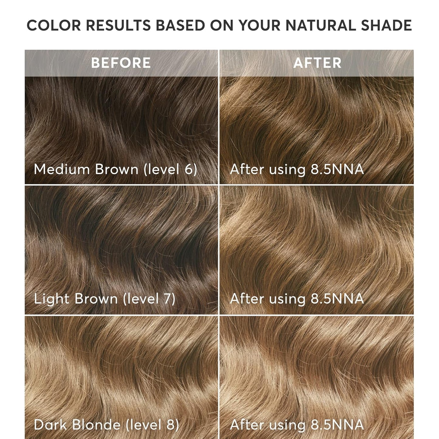 Madison Reed Radiant Hair Color Kit | 8.5NNA Dark Neutral Blonde (Lusia) 100% Maximum Gray Hair Coverage | Salon-Quality Permanent Hair Dye for Resistant Grays | PPD-Free & Ammonia-Free | 1 Pack